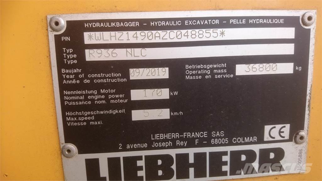 Liebherr R936 NLC Bageri gusjeničari