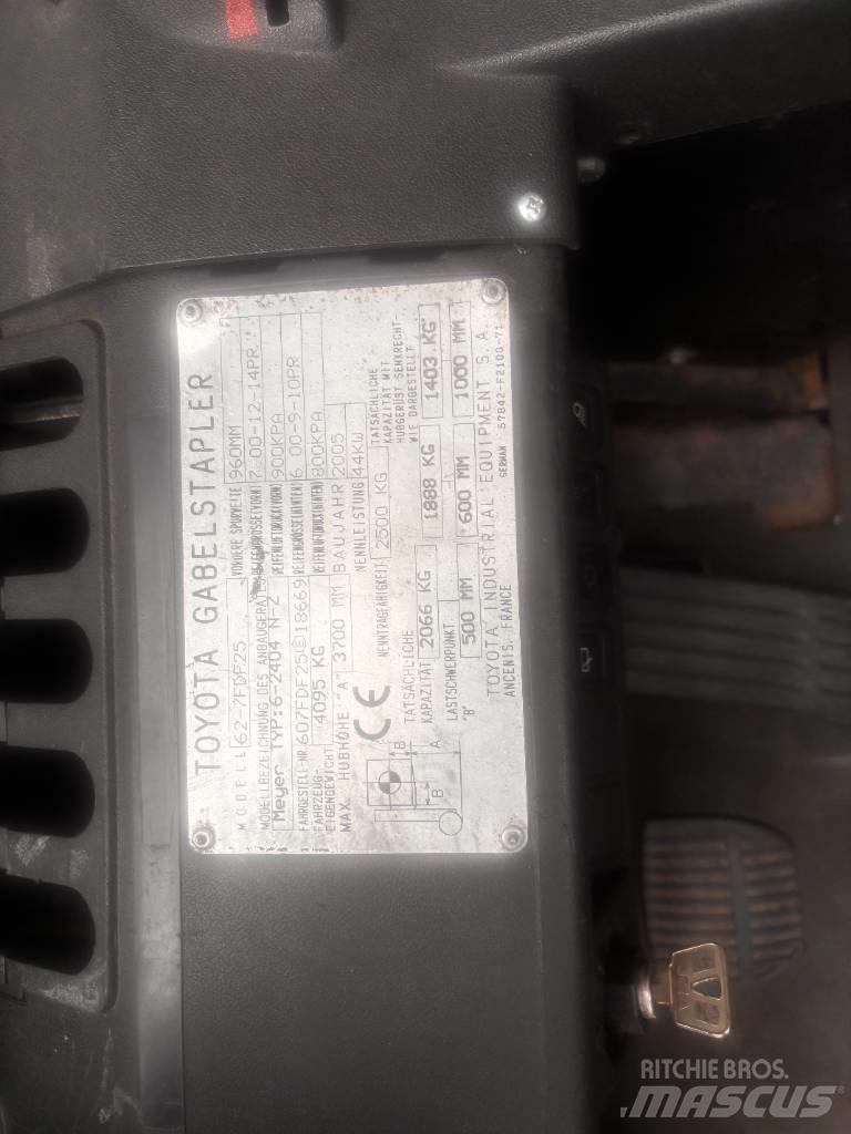 Toyota 62-7 FDF 25 Dizelski viličari