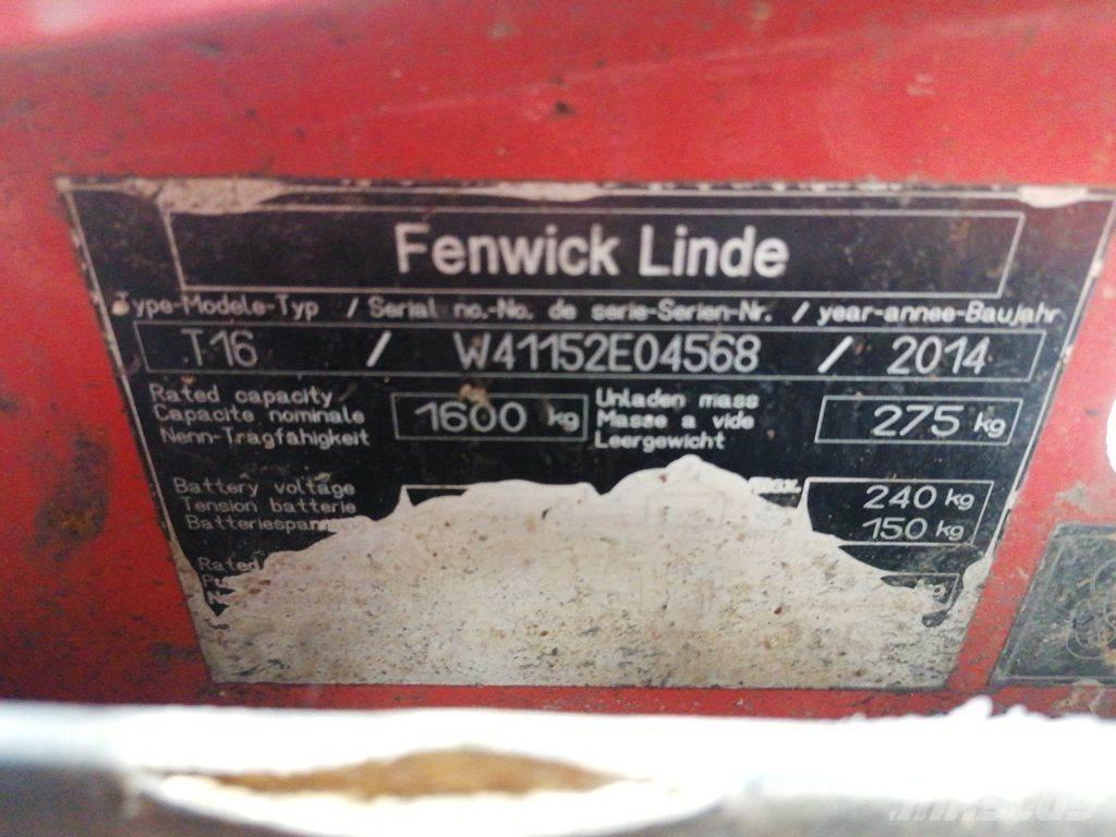 Linde T16 Nisko podizni električni viličar