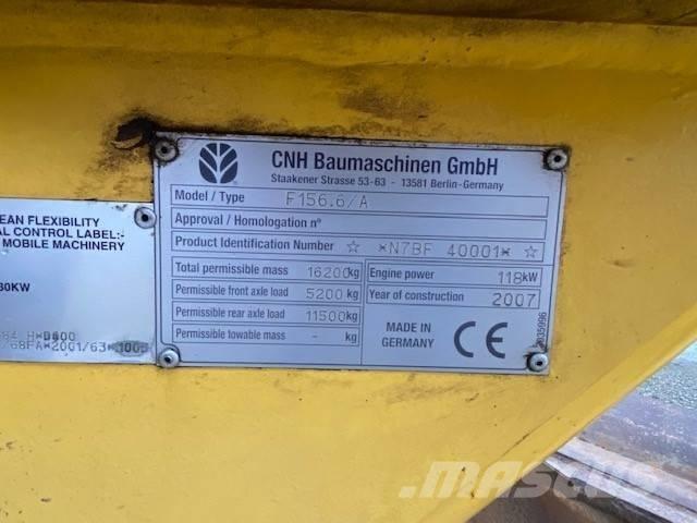 New Holland F 156 A Grejderi