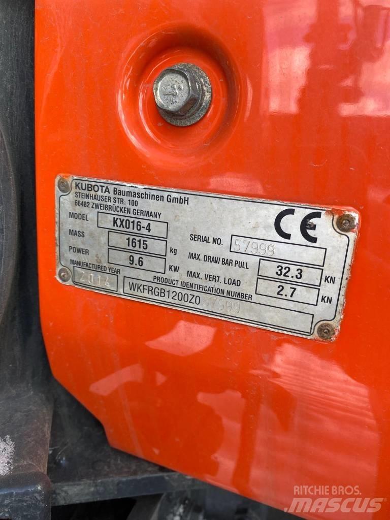 Kubota KX016-4 Mini bageri <7t