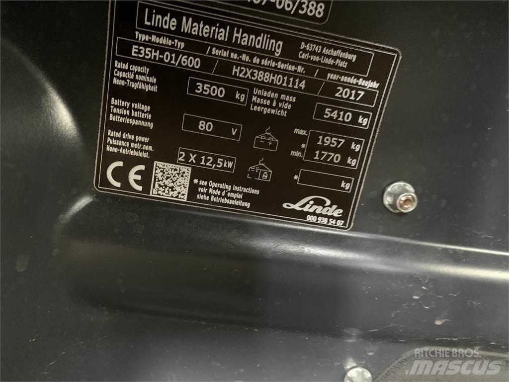 Linde E35/600H Električni viličari