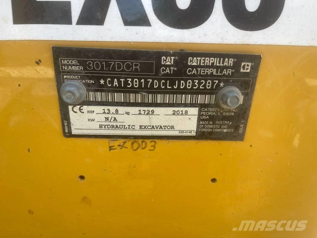CAT 301.7 CR Mini bageri <7t