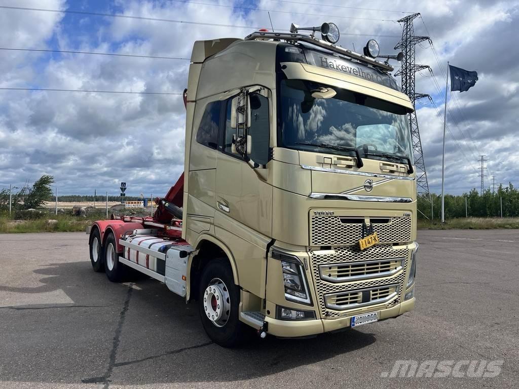 Volvo FH Rol kiper kamioni s kukama za dizanje