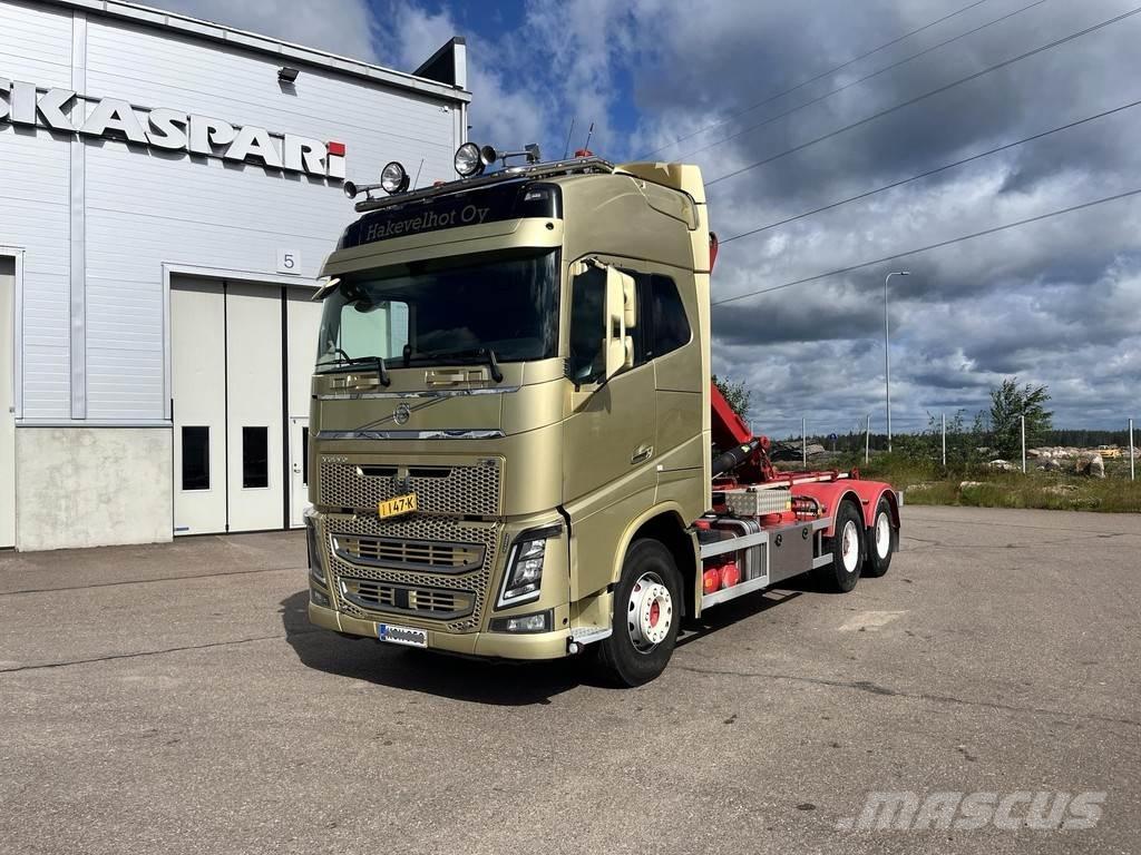 Volvo FH Rol kiper kamioni s kukama za dizanje