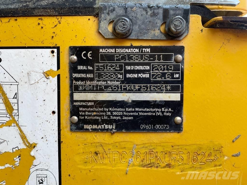 Komatsu PC 138 US-11 Bageri gusjeničari