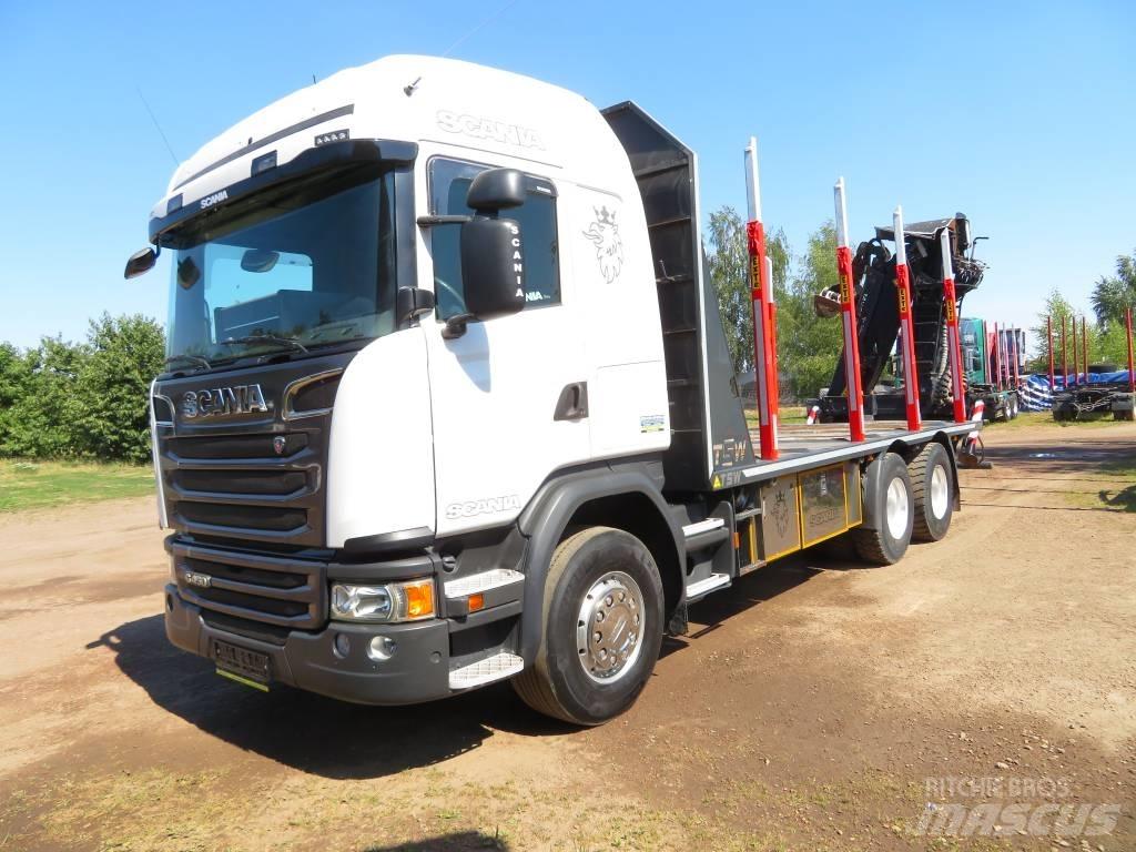 Scania G 450 Kamioni za drva