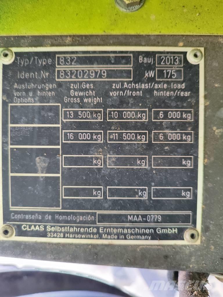 CLAAS Tucano 320 Kombajni