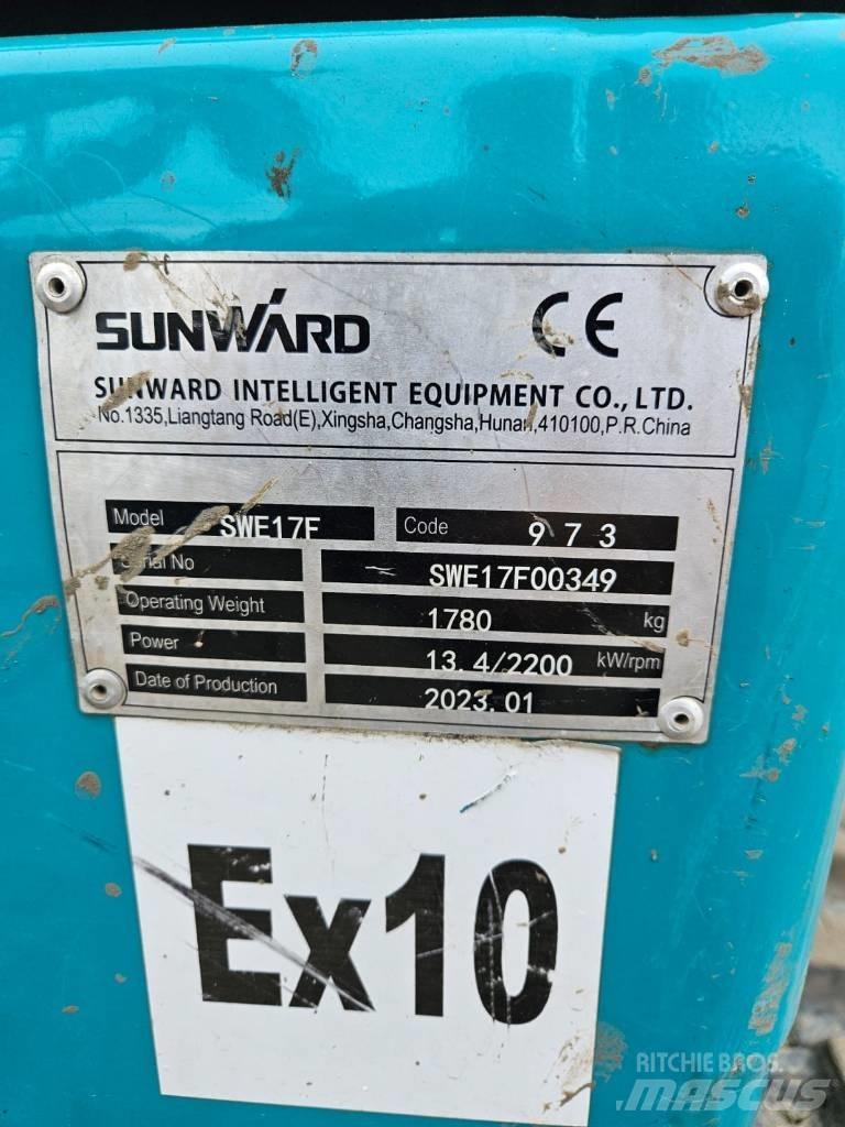 Sunward SWE 17 F Mini bageri <7t
