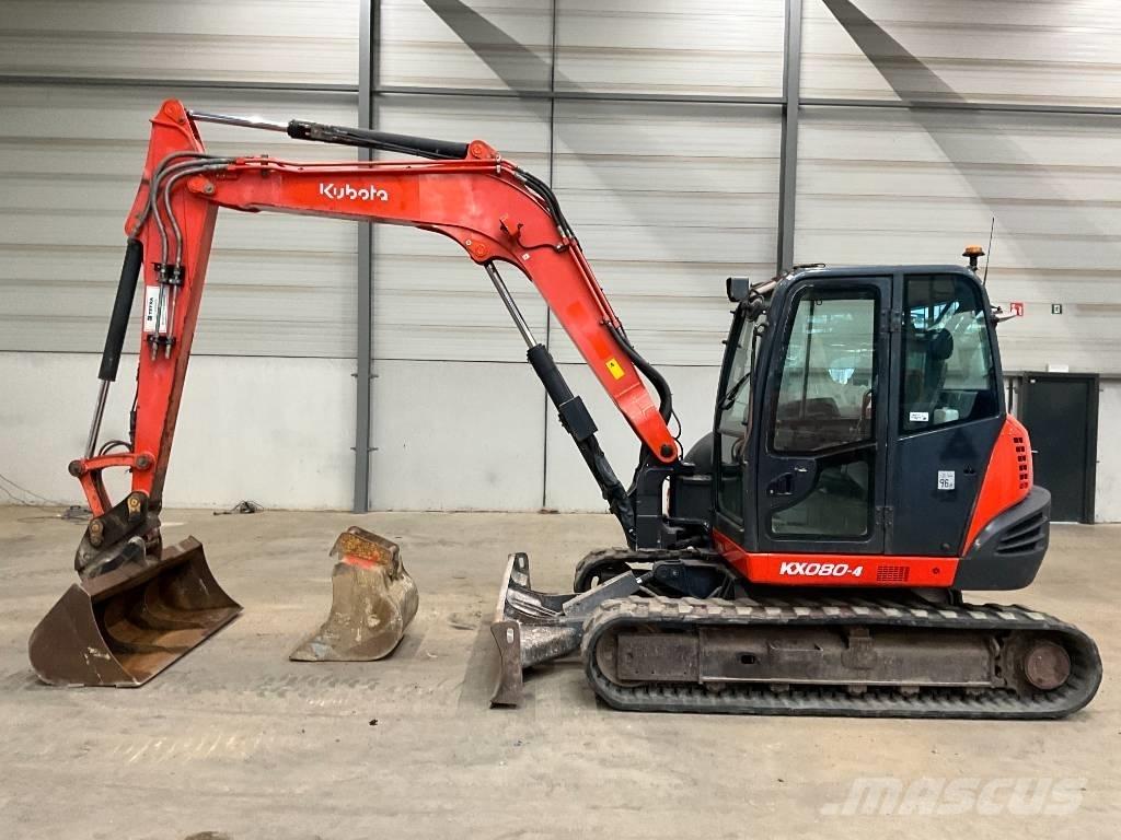 Kubota KX 080-4 Midi bageri 7t – 12t