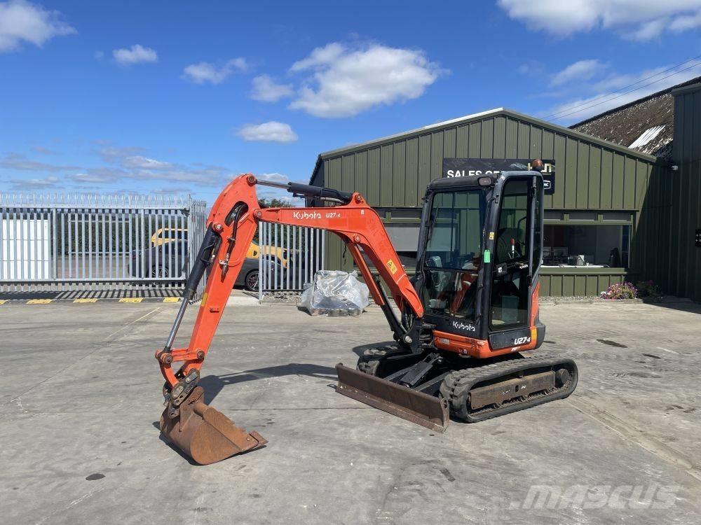 Kubota U 27-4 Mini bageri <7t