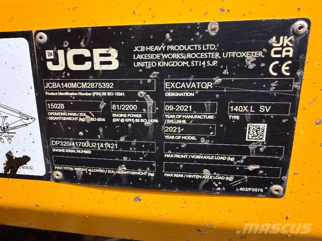 JCB 140 X Bageri gusjeničari