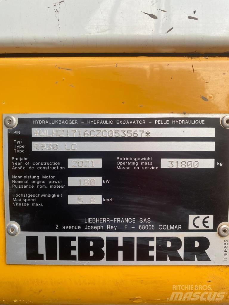 Liebherr R 930 LC Bageri gusjeničari