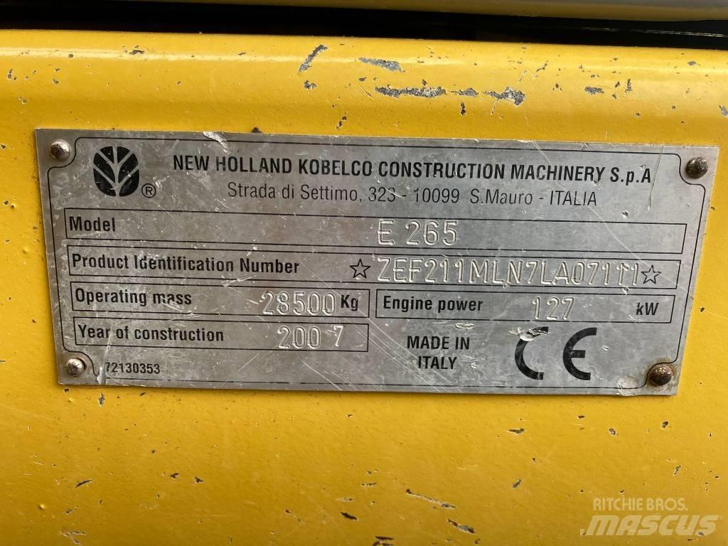 New Holland E 265 LC Bageri gusjeničari