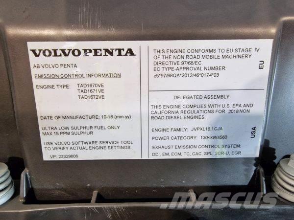 Volvo TAD1672VE Motori