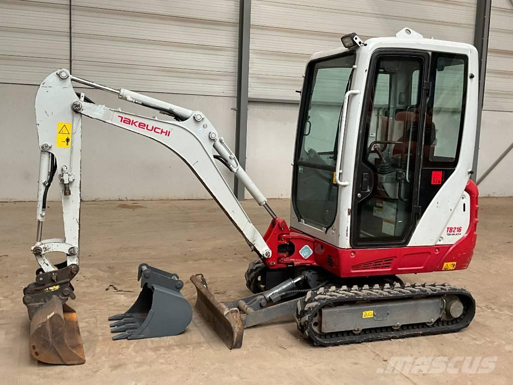 Takeuchi TB 216 Mini bageri <7t