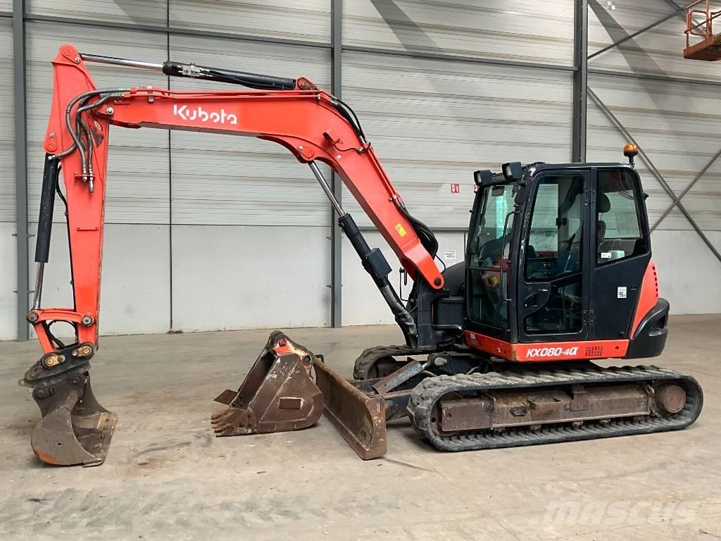 Kubota KX 080-4 A Midi bageri 7t – 12t