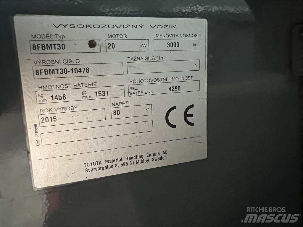 Toyota 8FBMT30 Električni viličari
