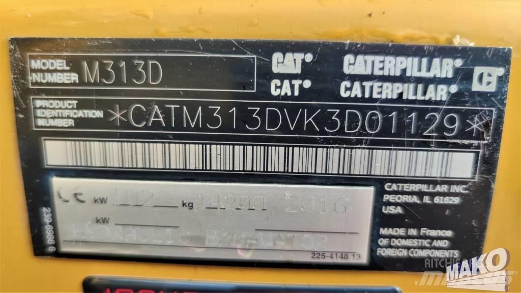 CAT M 313 D Bageri na kotačima