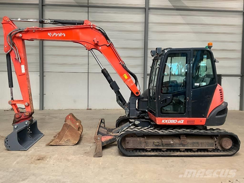 Kubota KX 080-4 A Midi bageri 7t – 12t