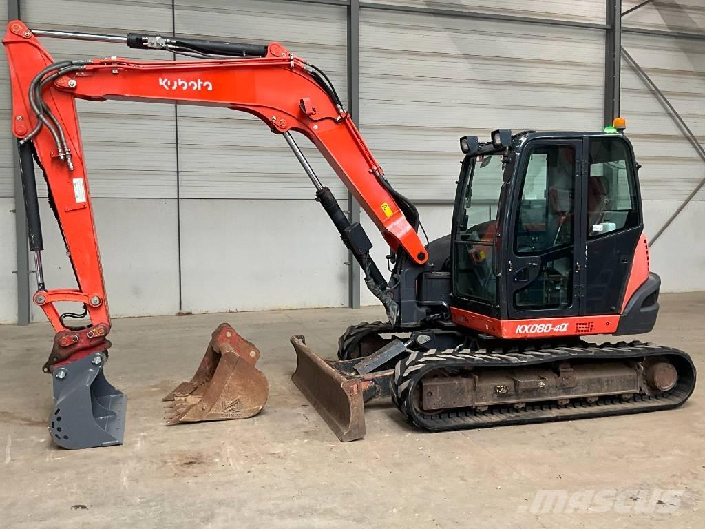 Kubota KX 080-4 A Midi bageri 7t – 12t