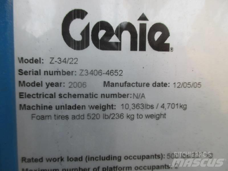 Genie Z 34/22 RT Zglobne podizne platforme