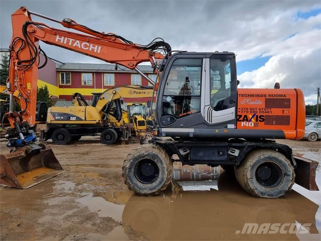 Hitachi ZX 140 W-3 Bageri na kotačima
