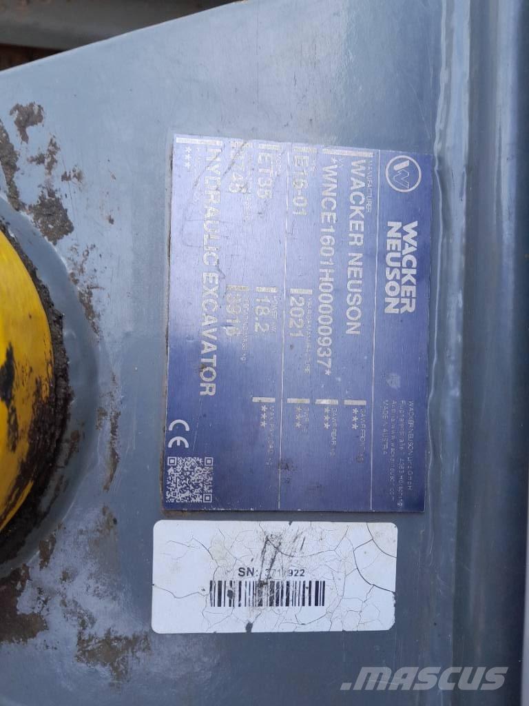 Wacker Neuson ET 35 Bageri gusjeničari