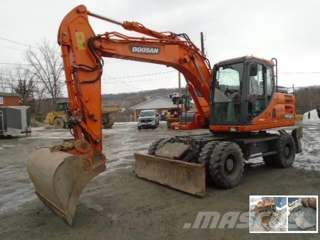 Doosan DX 140 W-3 Bageri na kotačima