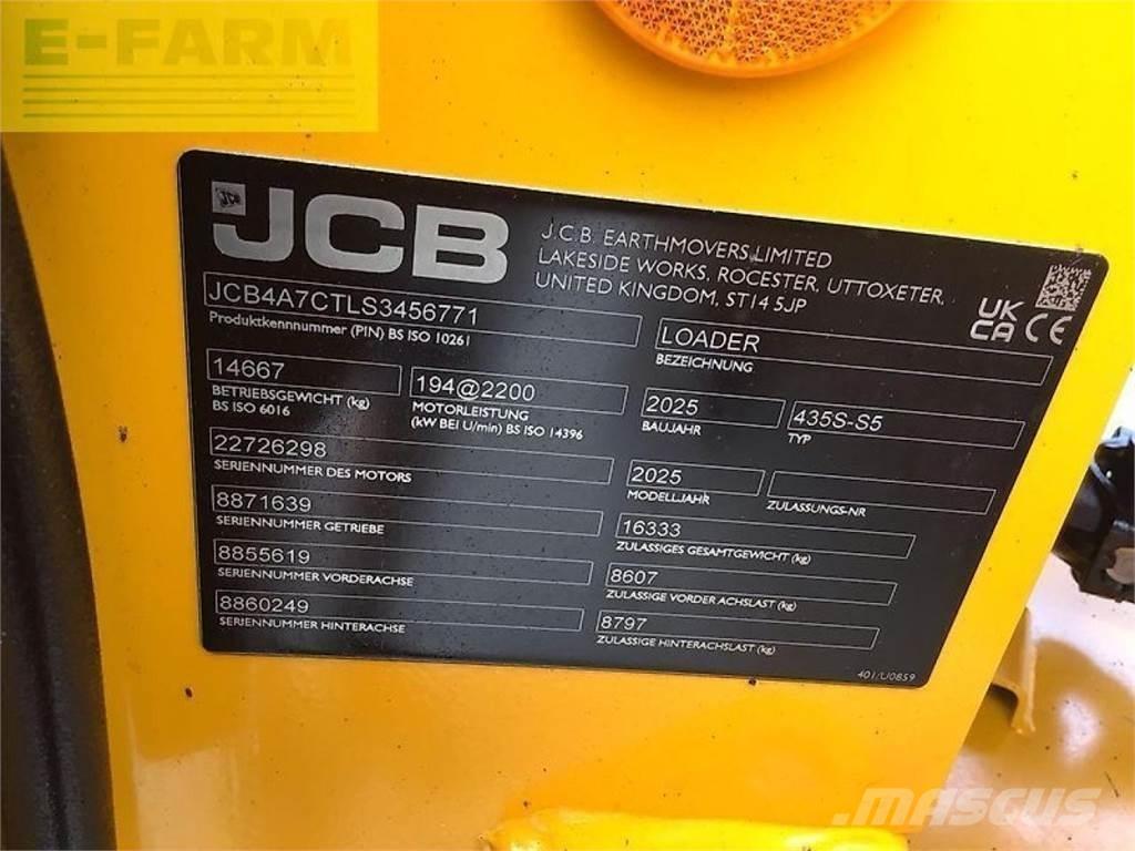 JCB 435s stufe v Mini bageri <7t