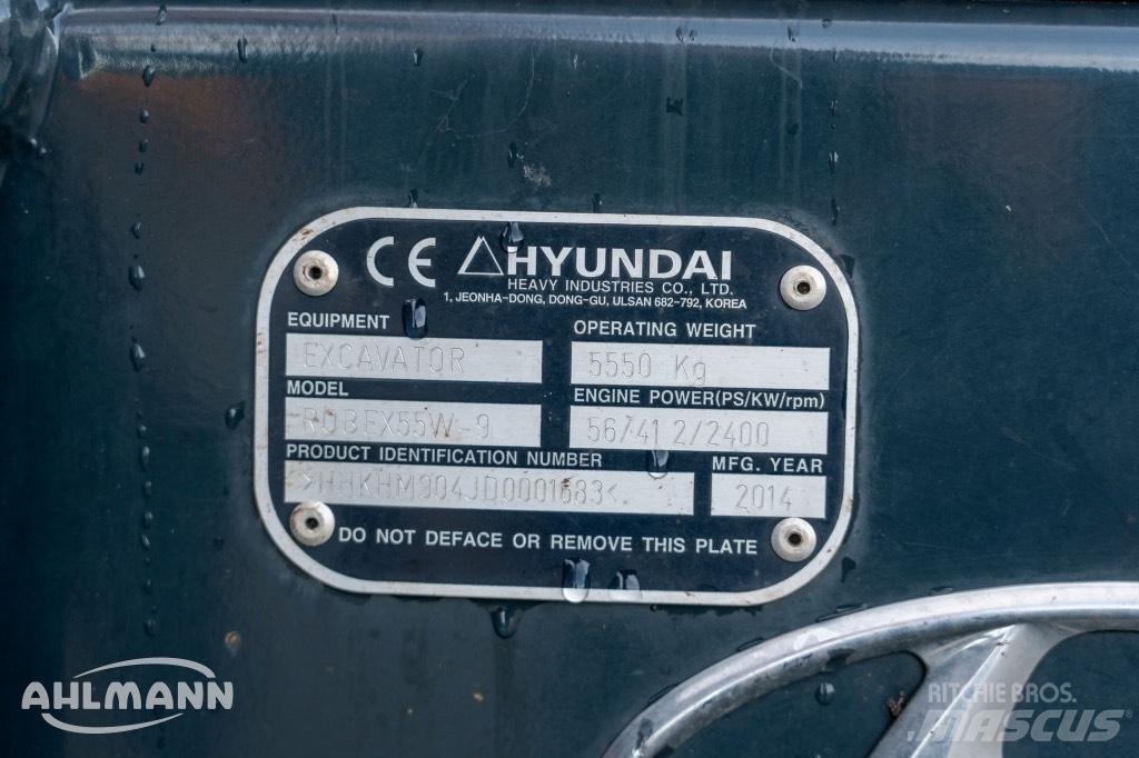 Hyundai R55W-9A Bageri na kotačima