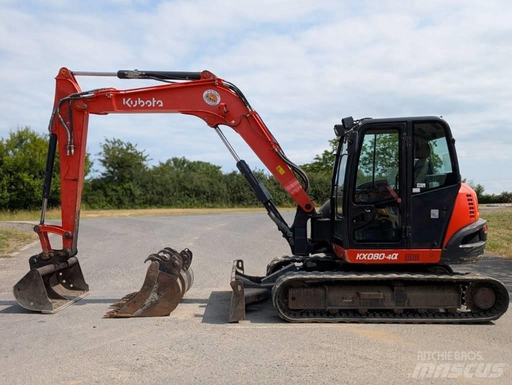 Kubota KX 080-4 Midi bageri 7t – 12t