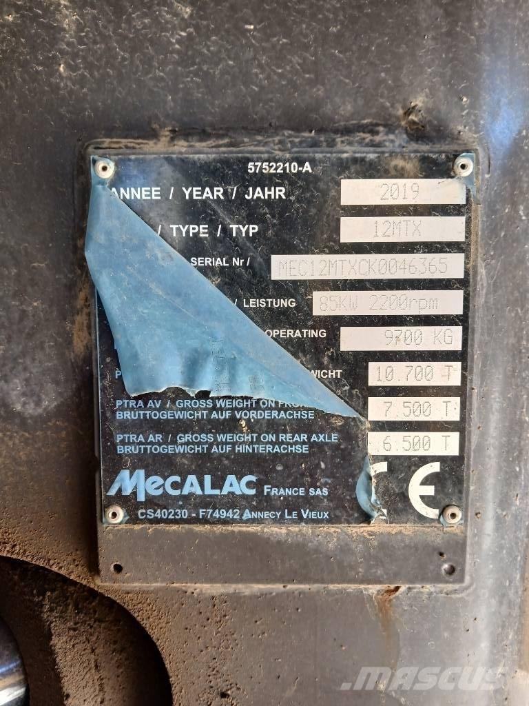 Mecalac 12 MTX Bageri na kotačima