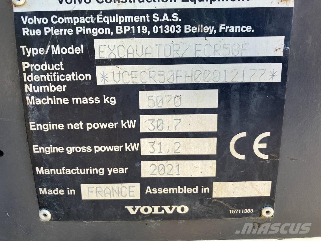 Volvo ECR 50 F Mini bageri <7t