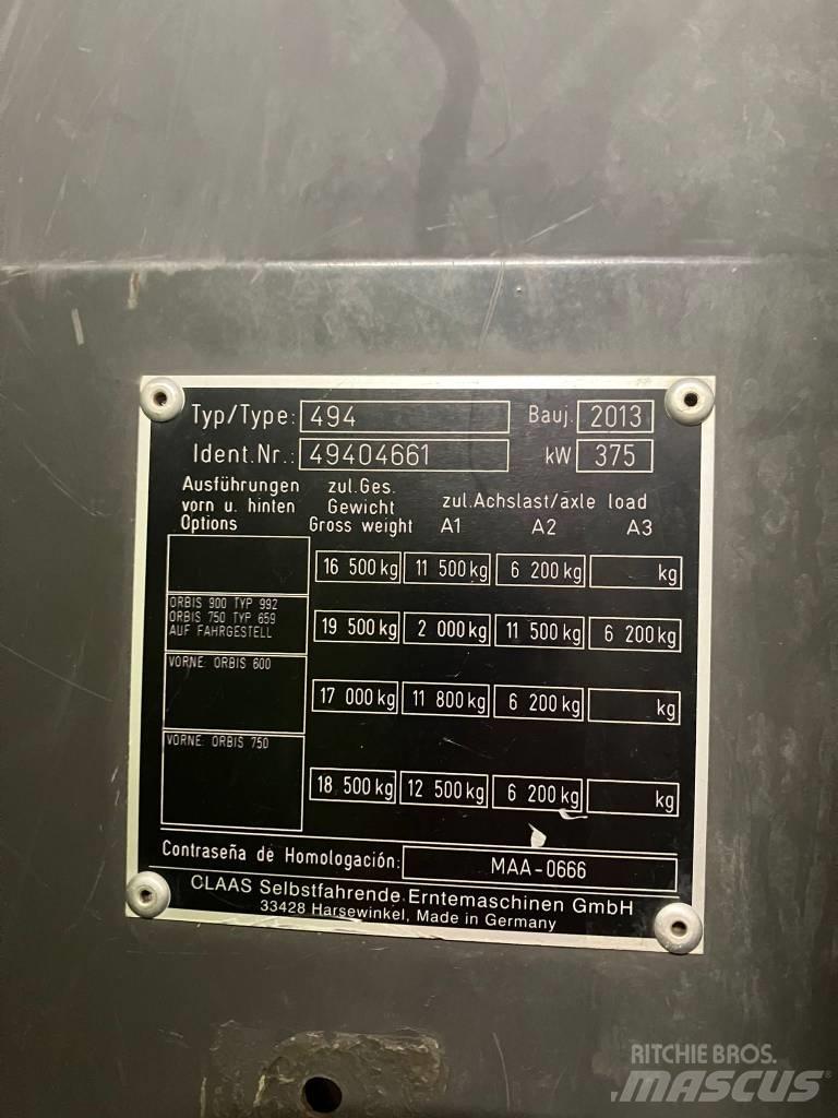 CLAAS Jaguar 940 Strojevi za krmu na vlastiti pogon