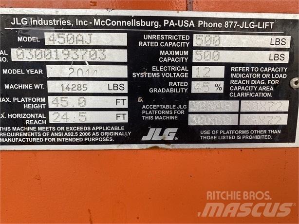JLG 450 AJ Zglobne podizne platforme