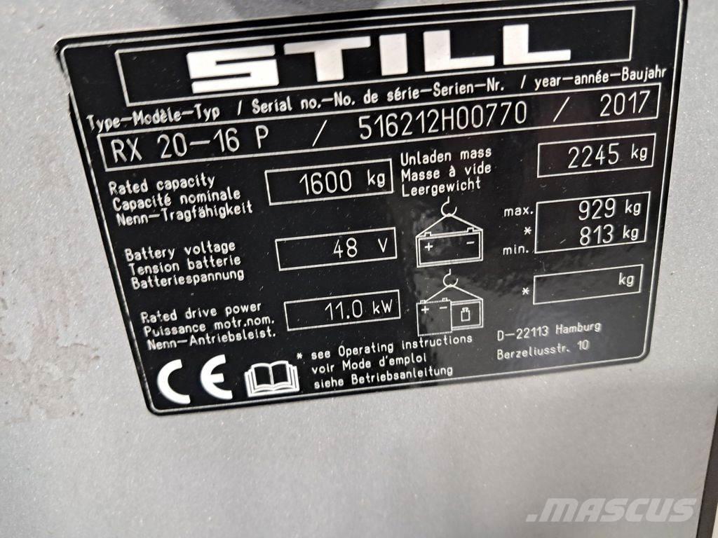 Still RX 20-16 P Električni viličari
