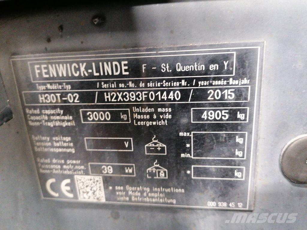 Linde H30T-02 Plinski viličari