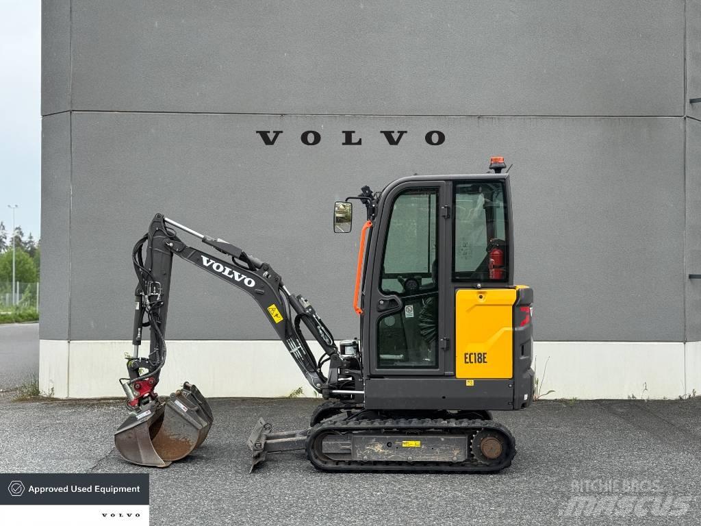 Volvo EC 18 E Mini bageri <7t