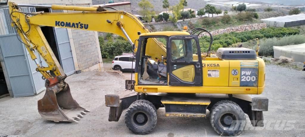 Komatsu PW 200-7 Bageri na kotačima