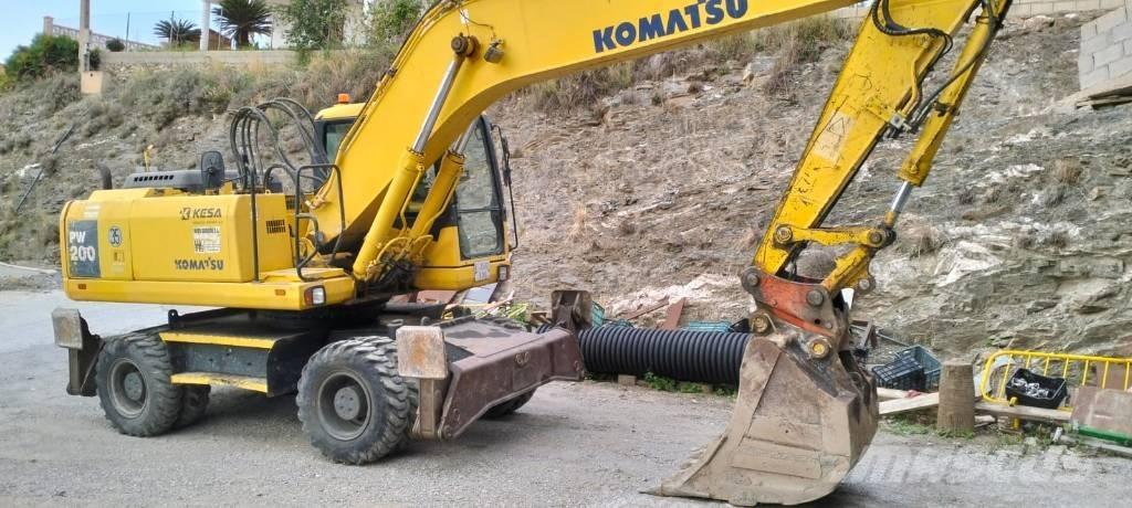 Komatsu PW 200-7 Bageri na kotačima