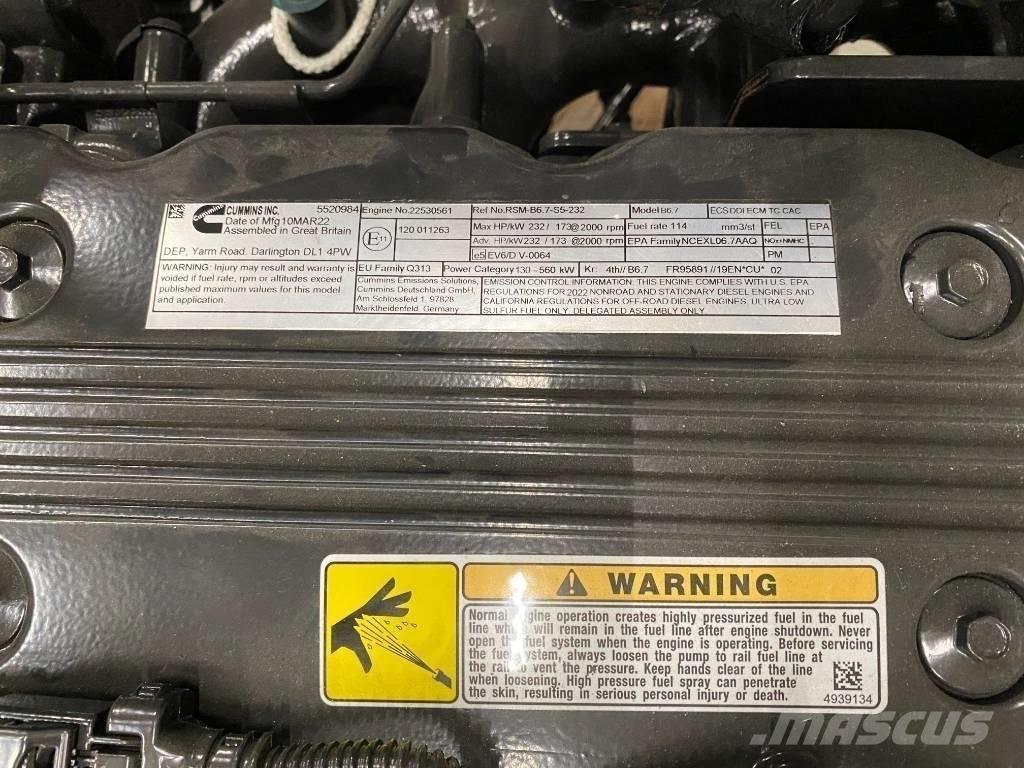 Cummins QSB 6.7 Poljoprivreda – ostalo