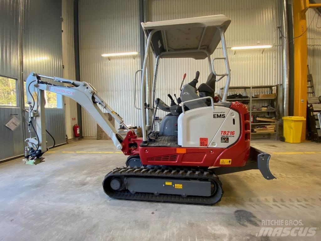 Takeuchi TB 216 A Mini bageri <7t