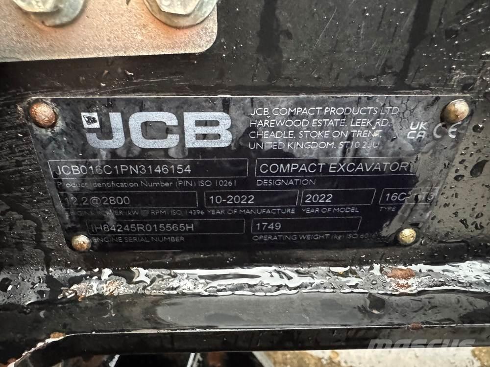 JCB 16C-1 Mini bageri <7t
