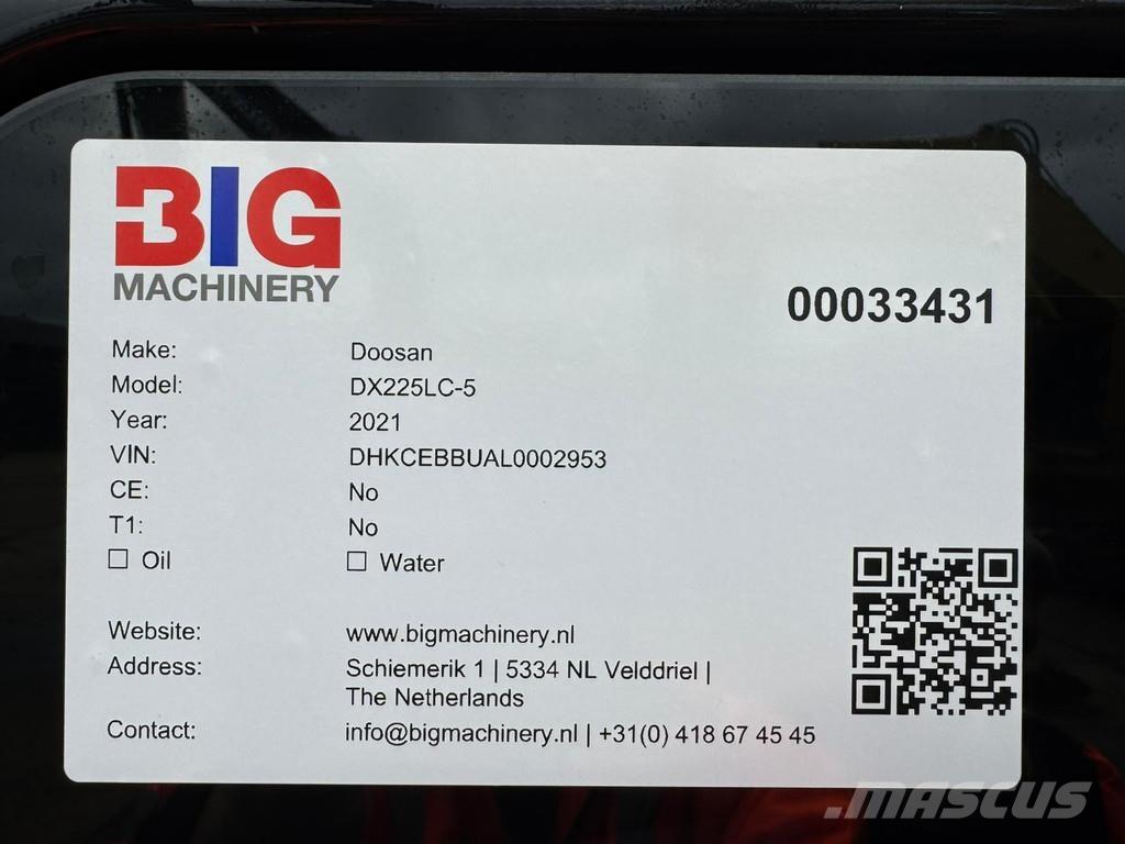 Doosan DX225LC-5 Bageri gusjeničari