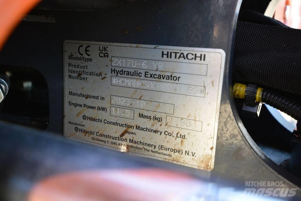 Hitachi ZX 17 U-6 Mini bageri <7t