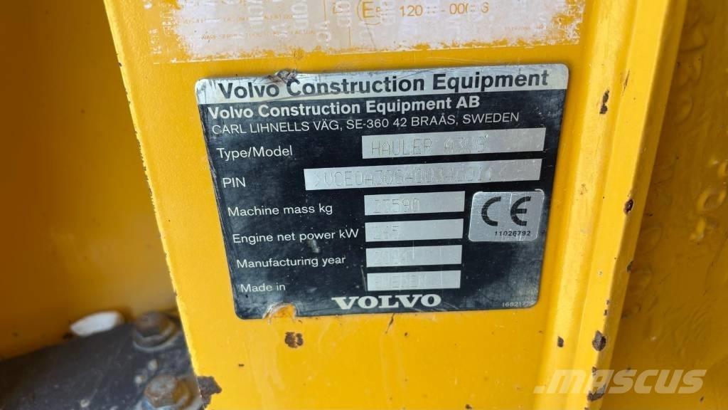 Volvo A 30 G Zglobni demperi