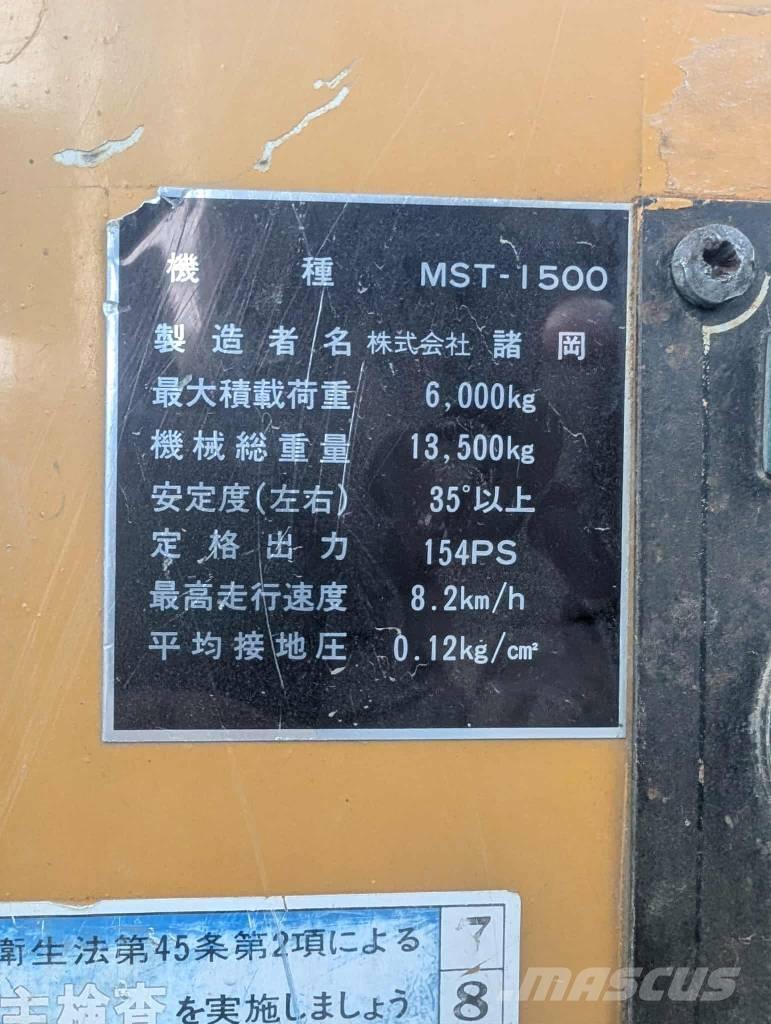 Morooka MST 1500 Demperi na gusjenice