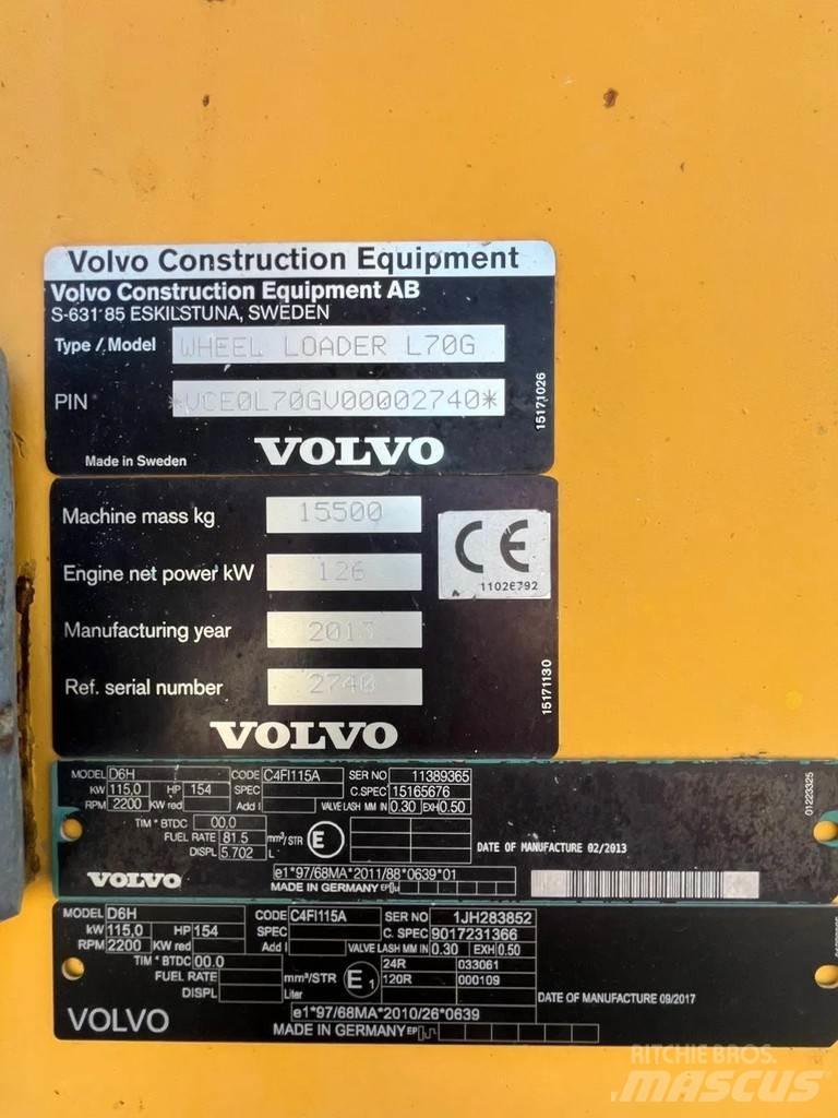 Volvo L70G Utovarivači na kotačima