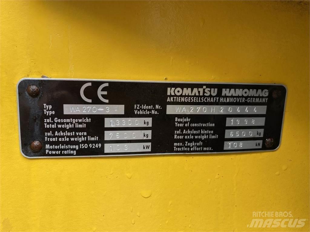 Komatsu WA270-3 Utovarivači na kotačima